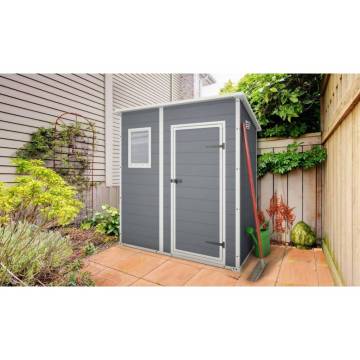 Keter Garden Shed Manor Pent 64 Grey - Durable Outdoor Storage