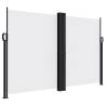 Retractable Side Awning White 160x1000 cm - Privacy Screen