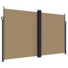 Retractable Side Awning Taupe 200x1000 cm - Privacy & UV Protection