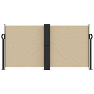 Retractable Side Awning Beige 120x1200 cm - Privacy Solutions