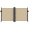 Retractable Side Awning Beige 120x1200 cm - Privacy Solutions