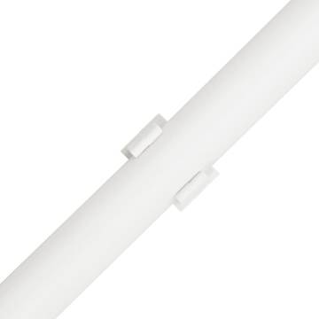 Cable Trunkings with Clips Ø20 mm - PVC 10m | HipoMarket