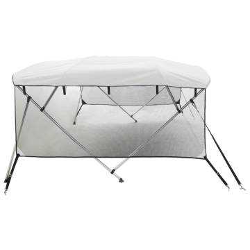 4-Bow Bimini Top with Mesh Sidewalls - UV & Weather Resistant