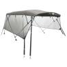 4-Bow Bimini Top with Mesh Sidewalls - Protect Your Outdoor Fun