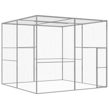 Galvanised Steel Cat Cage 3x3x2.5m - Secure & Comfy | HIPO Market