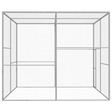 Galvanised Steel Cat Cage 3x3x2.5m - Secure & Comfy | HIPO Market