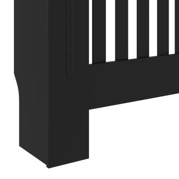 MDF Radiator Cover Black 78 cm - Stylish & Practical