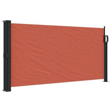 Retractable Side Awning Terracotta 100x300 cm - Privacy & Style