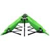 Two Person Folding Sun Lounger - Green Steel | Hipo Market