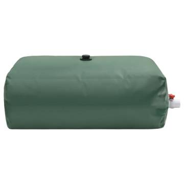 Foldable 1000 L PVC Water Tank with Tap | Hipomarket UK