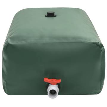 Foldable 1000 L PVC Water Tank with Tap | Hipomarket UK