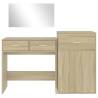 3 Piece Dressing Table Set in Sonoma Oak - Stylish Decor