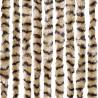 Fly Curtain Beige & Brown 90x200 cm Chenille - Insect Protection