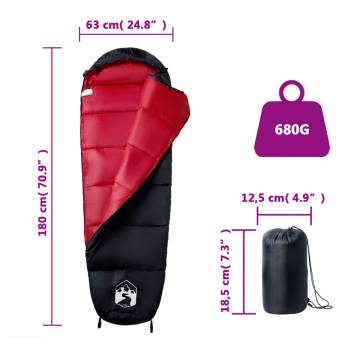 Mummy Sleeping Bag for Adults - 3 Seasons Camping Comfort