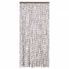 Insect Curtain Taupe & White 90x220 cm Chenille - HipoMarket