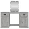 Dressing Table with LED Grey Sonoma - Stylish & Practical