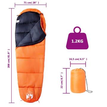 Mummy Sleeping Bag for Adults - 3 Seasons Camping Comfort