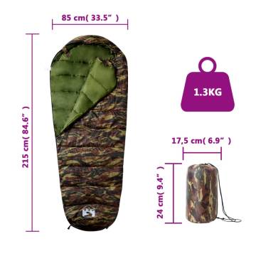 Mummy Sleeping Bag for Adults | Camping 3 Seasons Comfort