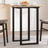 Durable O-Frame Dining Table Legs - 40x40x73 cm Cast Iron