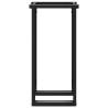 Durable O-Frame Dining Table Legs - 40x40x73 cm Cast Iron