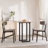 Dining Table Legs O-Frame 80x40x73 cm - Cast Iron | Hipo Market