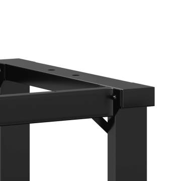 Dining Table Legs O-Frame 80x40x73 cm - Cast Iron | Hipo Market