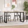 Dining Table Legs O-Frame - Cast Iron 140x60x73 cm