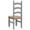 Dining Chairs 2 pcs Corona Grey - Solid Pine Wood | HipoMarket