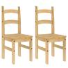 Elegant Solid Wood Dining Chairs - 2 Pcs | HipoMarket