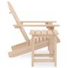 Garden Adirondack Chair with Table - Solid Fir Wood Comfort