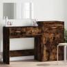 3 Piece Dressing Table Set Smoked Oak Engineered Wood Colour smoked oak Number of 1 