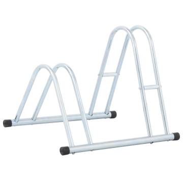 Bicycle Stand for 2 Bikes - Galvanised Steel | HipoMarket