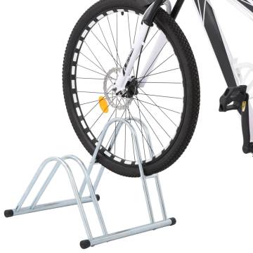 Bicycle Stand for 2 Bikes - Galvanised Steel | HipoMarket