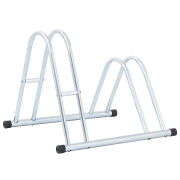 Bicycle Stand for 2 Bikes - Galvanised Steel | HipoMarket