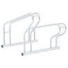 Bicycle Stand for 2 Bikes - Galvanised Steel | Hipomarket