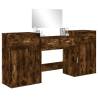 4 Piece Dressing Table Set in Smoked Oak | Stylish & Functional