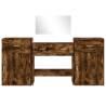 4 Piece Dressing Table Set in Smoked Oak | Stylish & Functional