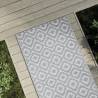 Outdoor Carpet Grey 80x250 cm PP Colour white and light grey Size 80 x 250 cm Quantity in Package 1 