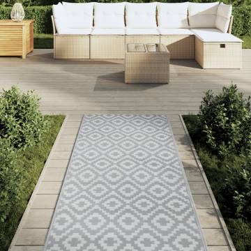 Stylish Outdoor Carpet Grey 80x250 cm - Durable & UV-Resistant