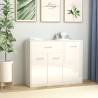 Sideboard High Gloss White 88x30x70 cm Engineered Wood Colour high gloss white Quantity in Package 1 