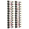 Wall Mounted Wine Racks for 12 Bottles 2 pcs Black Iron Colour black Quantity in Package 1 Number of 2 Number of Bottles 12 