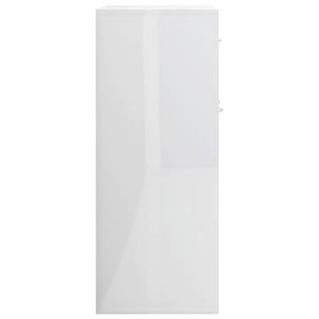 High Gloss White Sideboard - Stylish Storage Solution