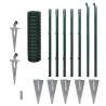 Euro Fence Steel 10x1.0 m Green - Durable Garden Fencing