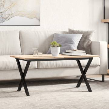 Coffee Table Legs X-Frame | Cast Iron 70x30x43 cm - Hipomarket