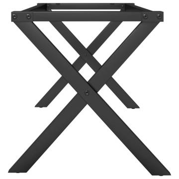 Coffee Table Legs X-Frame | Cast Iron 70x30x43 cm - Hipomarket