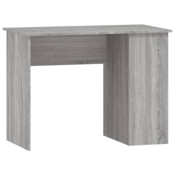 Modern Grey Sonoma Desk | 100x55x75 cm Engineered Wood