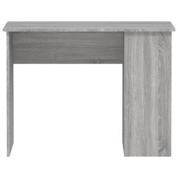 Modern Grey Sonoma Desk | 100x55x75 cm Engineered Wood