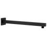 Shower Support Arm Square Stainless Steel 201 Black 40 cm Colour black Size 40 cm 