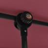 Outdoor Parasol with Aluminium Pole - Bordeaux Red | HipoMarket