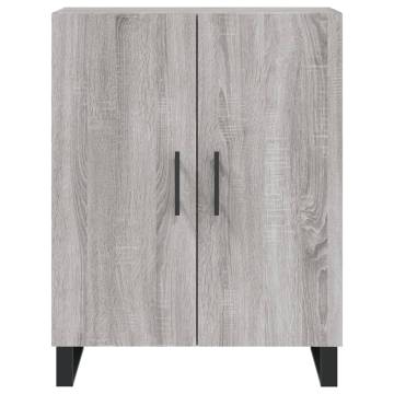 Stylish Highboard Grey Sonoma 69.5x34x180 cm | HipoMarket